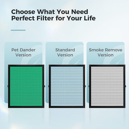 AROEVE Air Purifiers for Home with Air Quality Sensors and Auto-AP04(Black)
