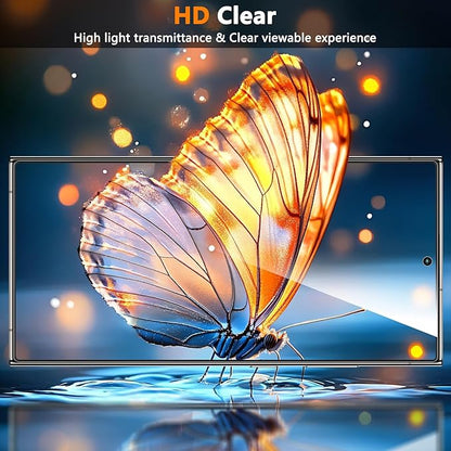 Asstar 2 Pack for Samsung Galaxy S24 Ultra Privacy Screen Protector, [28°Anti-spy] 9H Tempered Glass Film [Support Fingerprint Unlock] [Auto Dust-Elimination Installation] Bubble Free, Case Friendly