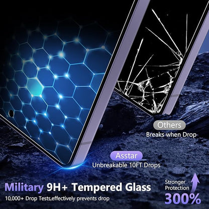Asstar 2 Pack for Samsung Galaxy S26 Ultra Privacy Screen Protector, 25° Anti Spy 9H Tempered Glass for S26 Ultra, Fingerprint Unlock Support, Full Coverage, Case Friendly, Easy Install, Anti-Scratch