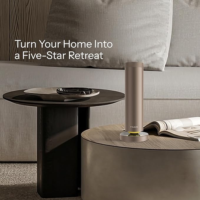 Tower Waterless Scent Diffuser, 2000 Sq Ft Coverage, Luxury Hotel Scent Oil Diffuser for Large Room, Home, Office, Hotel, Remote & App Control, Essential Oil Cold Air Machine, Almond Cream