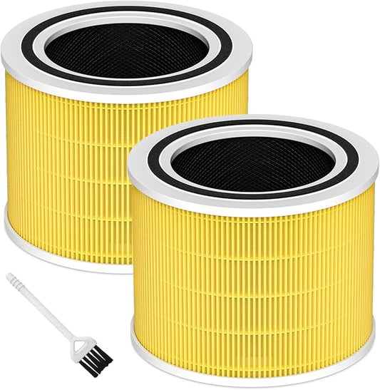 Funmit Core 200S Pet Care Replacement Filter for LEVOIT Core 200S Smart WiFi Air Purifier, 3-in-1 Filter Replacement and High-Efficiency Activated Carbon, Part # Core 200S-RF, 2 Pack