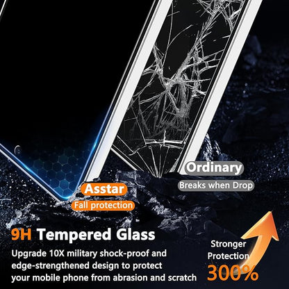 Asstar [2 Pack] Privacy Screen Protector for Samsung Galaxy S25 FE,9H Tempered Glass Privacy Samsung Galaxy S25 FE Screen Protector,Anti-Scratch Case Friendly Bubble Free Easy Install Accessories