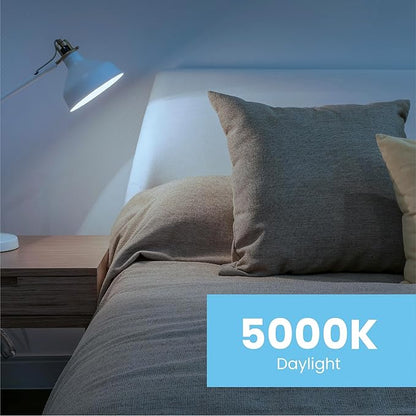 Feit Electric A19 LED Light Bulbs, 60W Equivalent, Non Dimmable, 800 Lumens, E26 Standard Base, 5000k Daylight, 80 CRI, 10 Year Lifetime, Energy Efficient, 24 Pack, A800850/10KLED/MP/24