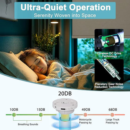 BERISSA Smart Motorized Blinds with Remote,No Drill Automatic Roller Blinds for Indoor Windows,Blackout Linen Fabric,Electric Shades for Windows Home Office,Pink,Custom Size