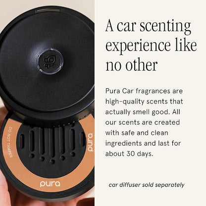Pura Car Scent Refill - Fragrance for Pura Car Diffuser - Clean & Safe Luxury Diffuser Scent - Long-Lasting Fragrance for 30 Days of Aroma- White Pumpkin