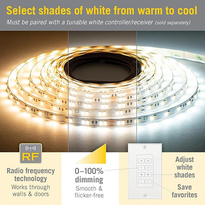 Armacost Lighting Wireless Light Switch for CCT Tunable White LED Lights 523423