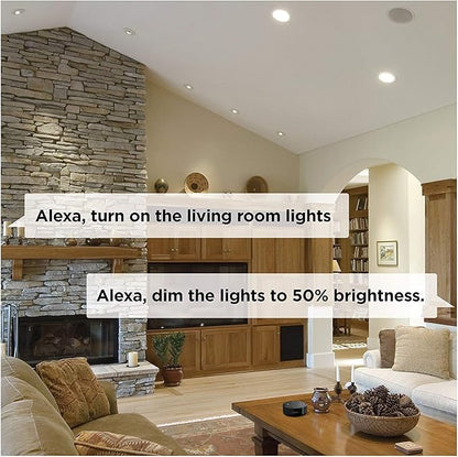 Sengled Smart LED Soft White BR30 Bulb, 2700K 65W Equivalent, Compatible with Alexa, Google Assistant & SmartThings (3 Pack Kit, 3 Light Bulbs & Hub)