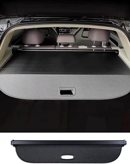 Retractable Cargo Cover Compatible with Cadillac XT4 2019-2025 Rear Privacy Screen Car Storage Trunk Luggage Tonneau Security Shade Protector Anti Theft Shield (Carbon Fiber Style)