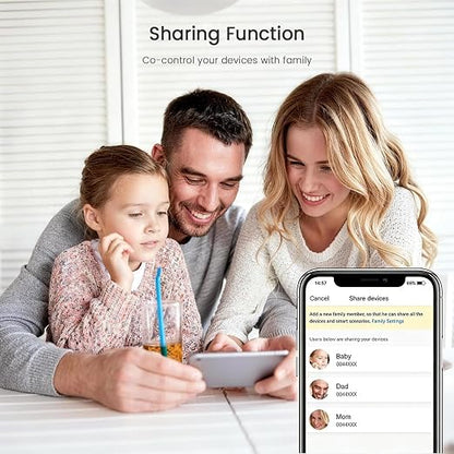 Smart Plug WiFi Outlet Works with Alexa & Google Home, 10A, 4 Pack | Smart Home Socket with Remote Control & Timer Function, WiFi Plug for household appliances, No Hub Required, 2.4GHz WiFi Only