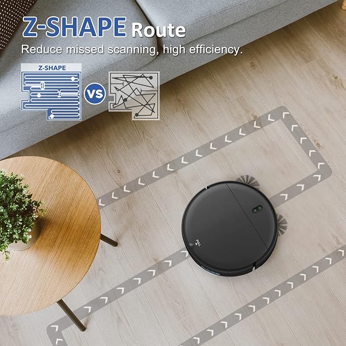 MAMNV BR151 Robot Vacuum Household Robotic Vacuums Black