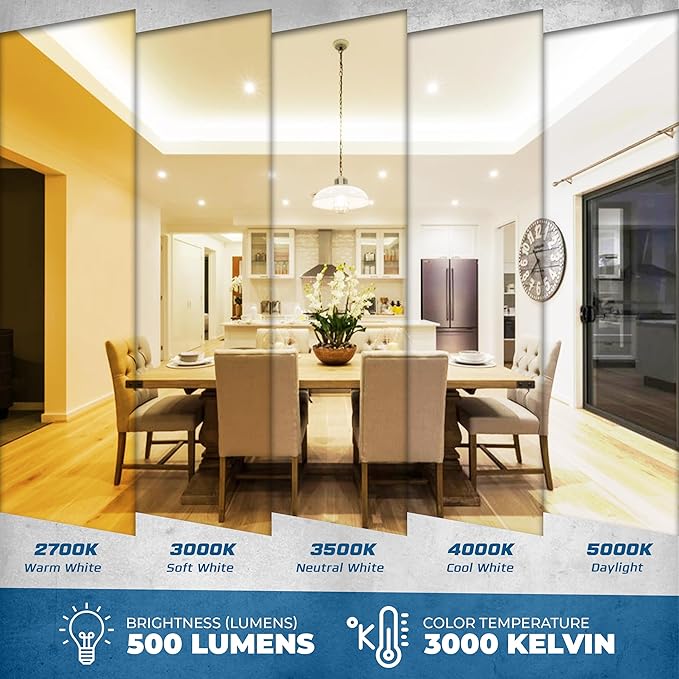 Decorative Light Bulb (1-Pack) 5.5 Watt G25 LED Filament Bulb E26 Medium Base (40W Equivalent) 3000K Warm White, 500 Lumens, Dimmable, Cut Glass Clear Decorative Light Bulbs