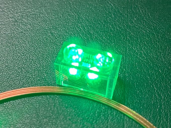 Taidacent 80mm Coil Wireless LED Induction Charging Module with 10 Green Wireless LEDs
