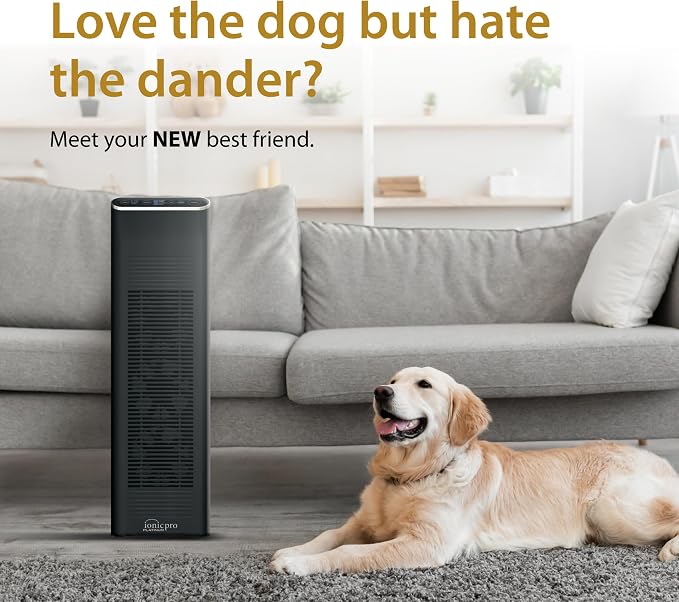 Ionic Pro Platinum Filterless Air Purifier for Home, Cleans Up to 800 sq.ft