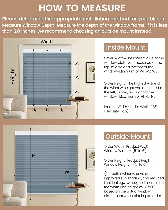 Kincmo Motorized Cellular Shades, Custom Motorized Blinds with Remote, Cordless Smart Electric Honeycomb Blinds Work with Apple HomeKit, Alexa, Google (75%-Blackout-Single-Cell Blue)