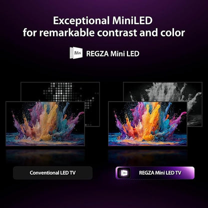 Toshiba 65" Class Z670R Series Mini-LED 4K UHD Smart Fire TV (65Z670R, 2026 New) - QLED, Native 144Hz, HDR10+, Dolby Vision IQ, REGZA Engine Zri, Dolby Atmos, Game Mode Pro, ALLM, Alexa Built-in