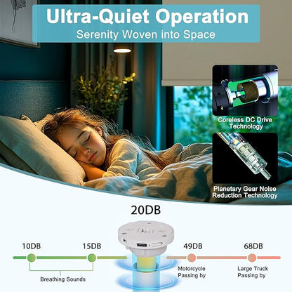 BERISSA Smart Motorized Blinds with Remote,No Drill Automatic Roller Blinds for Indoor Windows,Blackout Linen Fabric,Electric Shades for Windows Home Office,Beige,Custom Size