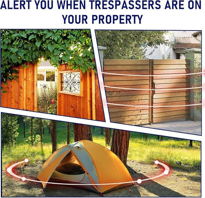 Perimeter Trip Alarm, Camping Trip Wire Alarm Device, Early Warning Security System for Camping and Property Safety, Use 209 Primers (1PCS)
