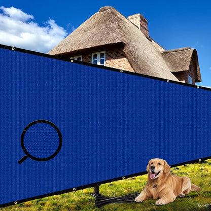 Shade&Beyond 4' X 50' Fence Privacy Screen Heavy Duty 170 GSM Fencing Mesh Shade Net Cover for Wall Garden Back Yard Outdoor Home Decoration, Black