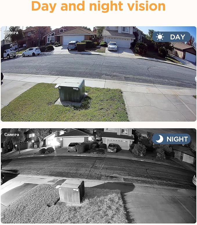 8 Channel Security Camera System, 4K 8CH PoE NVR 2TB HDD, 8PCS 5MP Wired Outdoor Surveillance IP PoE Cameras, Human Detection, Remote Access, Built-in mic,100ft IR Night Vision, PB37F0808-5M