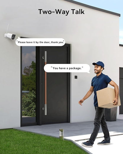 Swann MaxRanger4K Wireless Solar Security Add-On Camera, 4K UHD, 2000ft Long Range Wi-Fi, Color Night Vision,True Detect Alerts,2-Way Audio,Weatherproof,No Monthly Fee-SWNVW-MAXV2CAM