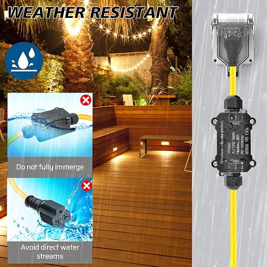 Outdoor Wireless Remote Control Outlet,AC110V Remote Control Power Switch