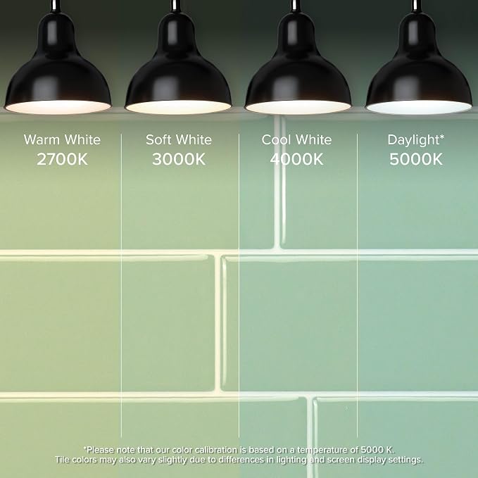 Smart Tiles Peel and Stick backsplash, Subway Jade Green, 11.55"x8.38" | Pack of 5 (2.8 sq ft), Glossy, Heat/Moisture Resistant, Low VOC, Kitchen/Bathroom, Renter Friendly, Made in Canada