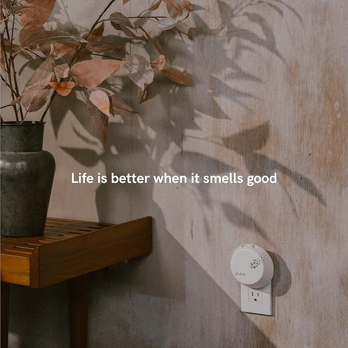 Pura & Brooklyn Candle Studio Home Scent Refill - Smart Air Diffuser - Up to 120-Hours of Luxury Fragrance per Refill - Home Essential - Clean & Safe Diffuser Fragrance - 2 Pack, Fern & Moss