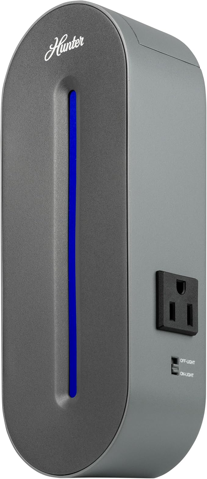 Hunter Plug-in UV Air Sanitizer, Gray – Whisper Quiet UV-C Air Sanitizer, Matches A Variety of Room Decors and Styles