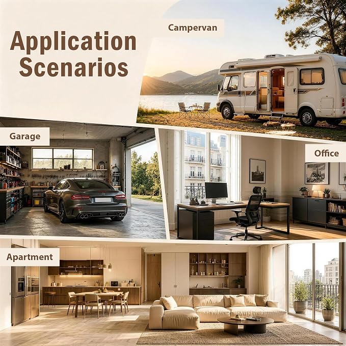 Home Security System Wireless, Smart WiFi Alarm System DIY Kit with 120dB Siren, Door Window Sensors & Remote Control, App Alerts, Works with Alexa & Google Home, No Monthly Fee for House Apartment