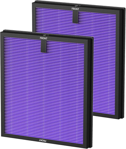 HY4866 Multifunction Replacement Filters Compatible with MORENTO HY4866, WESTHEY HY4866, YIOU M1 Air Purifier, 3-in-1 Replacement Filter for large room kitchen, Multifunction Version, 2-Pack
