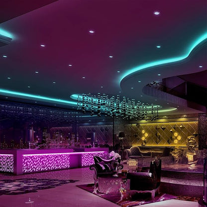 DAYBETTER Led Strip Lights 200ft, RGB Led Light Strip with 44 Keys Remote Controller, Color Changing Led Lights for Bedroom 100 ft of 2 Rolls