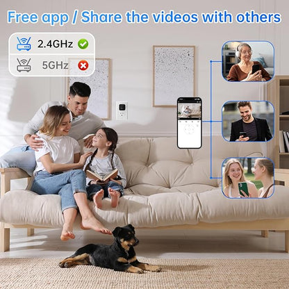 USB Charger Hidden Camera, WiFi Small Spy Security Camera, Full HD 1080P Mini Wireless Nanny Cam Motion Detection with App Live Feed for Home, Window, Indoor, Outdoor