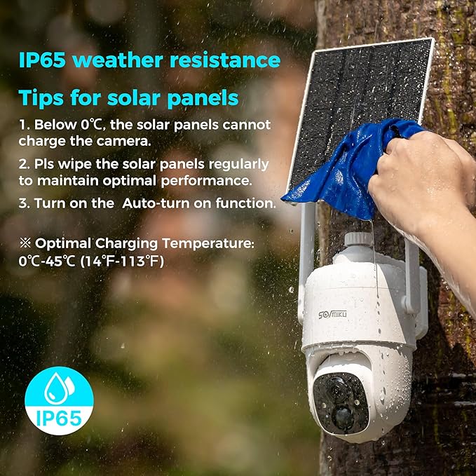 Vicohome CQ1 AI 2K Solar Security Camera Wireless Outdoor, Battery Powered,Two Way Audio,Motion Detection, 360° View,Easy to Setup,Color Night Vision,Audible Flashlight Siren,180 Days Exchange Policy