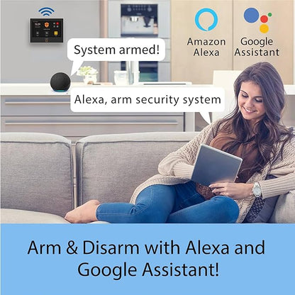 OSI Alarm System Gen 2 (4G), 11pc, DIY, Motion & Entry Sensors, Wireless Siren, Remotes, App & Alexa Compatible Self Monitor(No Monthly Fees) or 24/7 Alarm Monitoring (as Low as $15/mo)