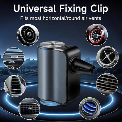 Smart Car Air Freshener Diffuser,Car Aroma Diffuser Air Freshener Spray Automatic with 6PCS Cologne Aromatherapy Oil
