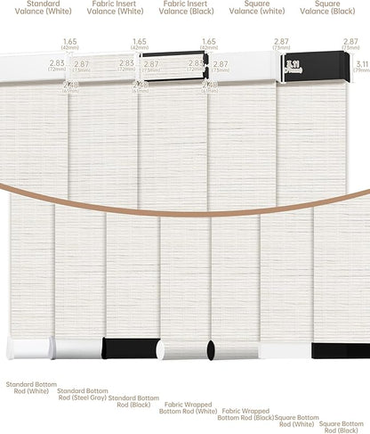 Kincmo Motorized Blinds with Remote, Light Filtering Roller Shades Work with Apple Homekit,Alexa,Google Home, Custom Electric Blinds with App,Voice Control (50% Blackout Woven Beige)