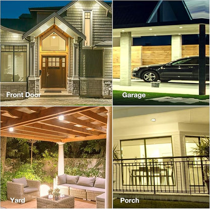 Sengled Motion Sensor Light Bulbs, A19 3000K 800LM Outdoor Indoor LED Bulb, 8.8W (60W Equivalent), Soft White Motion Sensing Bulb Built-in Photocell Sensor for Front Porch Garage Hallway, 2 Pack