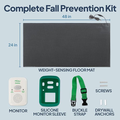 Floor Mat Exit Alarm for Seniors Fall Prevention & Anti-Wandering - Economy System