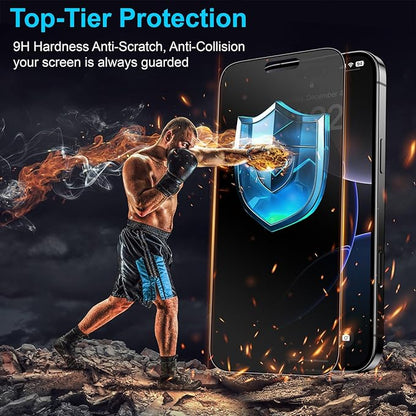 Mothca 2 Pack Matte Privacy Screen Protector for iPhone 17 Pro Max/iPhone 16 Pro Max 6.9-inch [Auto Fit Box Dust-Free] Anti Spy Anti-Glare Anti-Fingerprint Full Coverage Protection Tempered Glass