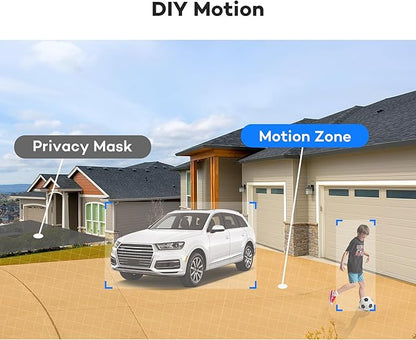 ONWOTE 8 Channel PoE Security Camera System, 2 Way Audio, 8X 5MP IK10 Vandal-Proof IP Cameras, AI Detection, Color Night Vision, Wired CCTV Kit for Home Business, 6MP NVR (No Hard Drive Included)