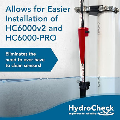 Sensor Installation Kit for HC6000V2 & HC6000 For Float Switches - Eliminates Stray Paths, Prevents False Triggers from High Iron & Mineral Content Water - 3/4 PVC Pipe Not Included