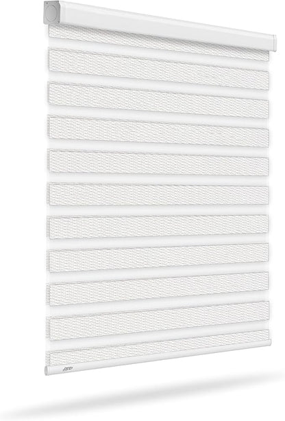 Light Filtering Motorized Zebra/Roller Shades – LightFiltering-Prado SC-TB6 Series Smart Remote Control Window Blinds