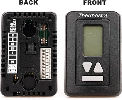 RV Thermostat 94303382 12v,9430,Replacement Black Digital RV Thermostat Hot/Cool Compatible Machine 9430-338
