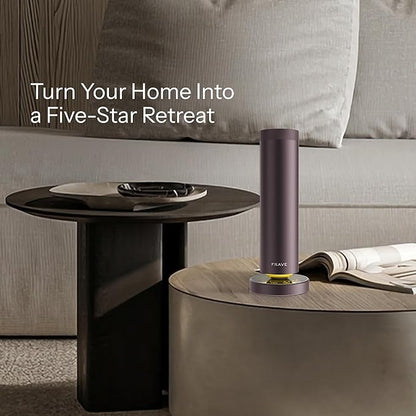 Tower Waterless Scent Diffuser, 2000 Sq Ft Coverage, Luxury Hotel Scent Oil Diffuser for Large Room, Home, Office, Hotel, Remote & App Control, Essential Oil Cold Air Machine, Sandstone