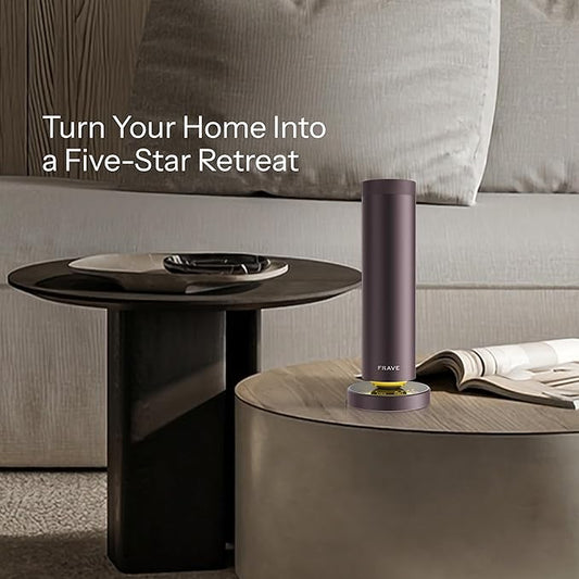 Tower Waterless Scent Diffuser, 2000 Sq Ft Coverage, Luxury Hotel Scent Oil Diffuser for Large Room, Home, Office, Hotel, Remote & App Control, Essential Oil Cold Air Machine, Sandstone