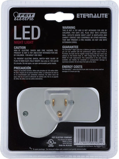 Feit Electric NL3/LED Three LED Sensor Night Light Plus 3-Plug Outlet