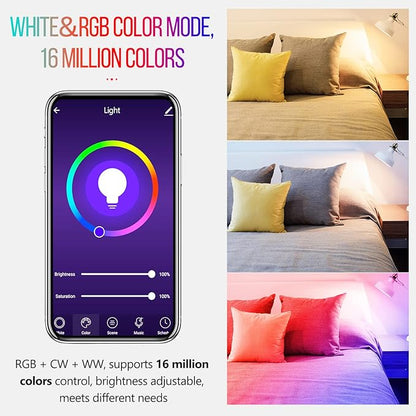 Irfora 5W ZigBee Smart Bulb Dual Mode White & RGB 16 Million Colors GU10 Smart Lamp APP Remote Control Voice Control Timing Function Multid LED Intelligent Bulb AC85-265V