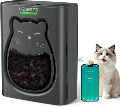 Pet Air Purifier for Home, H13 HEPA Washable Filter,Air Cleaner with APP&Air Quality Monitor for Pet Hair Dander Odor Allergies Pollutant Smoke Dust for Large Rooms 2200 Ft², Auto Mode,P365 Black