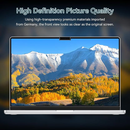 360° Privacy Screen for MacBook Pro 14 Inch (2021-2026, M1, M2, M3, M4, M5), 4 Way Privacy Anti Glare Blue Light Filter Shield Film Anti Spy Laptop Protector for Mac 14.2In Computer