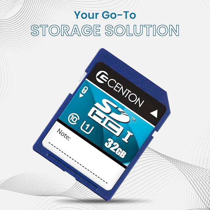 Centon Electronics SD Class 1 (UI) Flash Memory Card, Ultimate Memory Card for Phones, Tablets, Cameras, and More, 32GB, 3 Bulk Pack